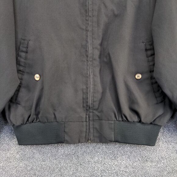 King Louie Men's UAW Chicago Stamping Full Zip Jacket Black Medium Vintage Union - Picture 4 of 15